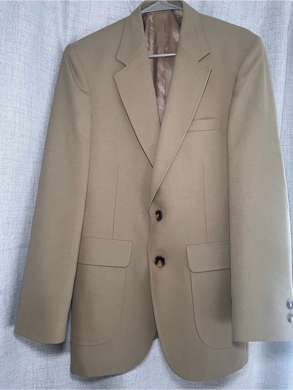 Stafford Tan Sport Coat - Two-Button Blazer